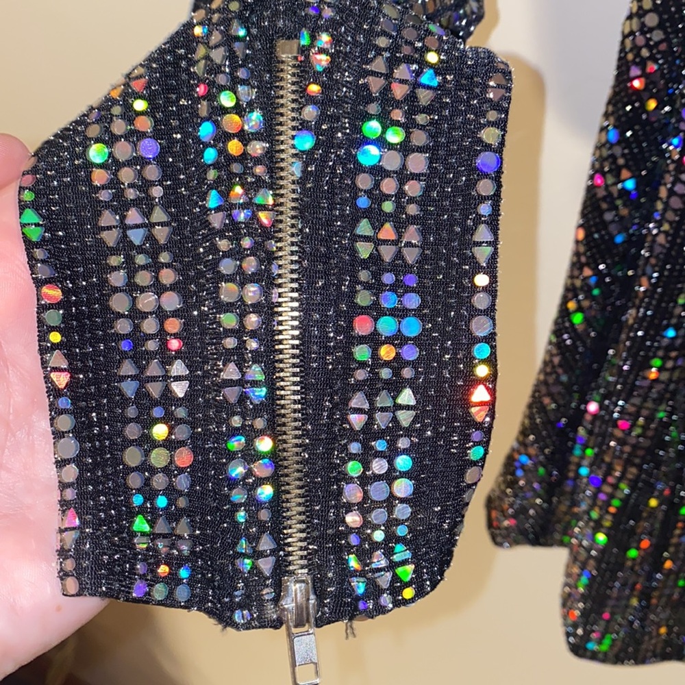 Shimmery Night Mini Dress - Picture 6 of 7